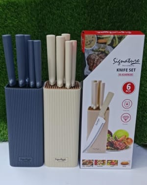 6 PCS SIGNATURE KNIVES
