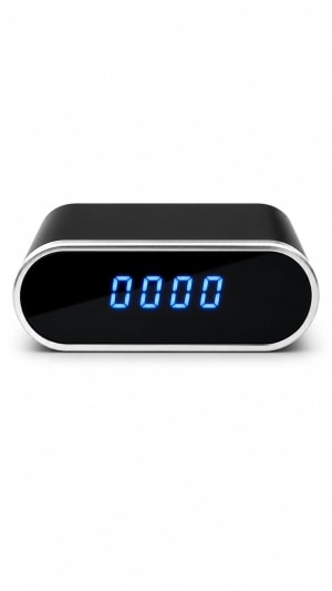 Digital clock spy camera