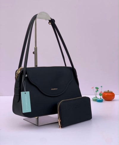 Sac Chrisbella Noir + Portefeuille