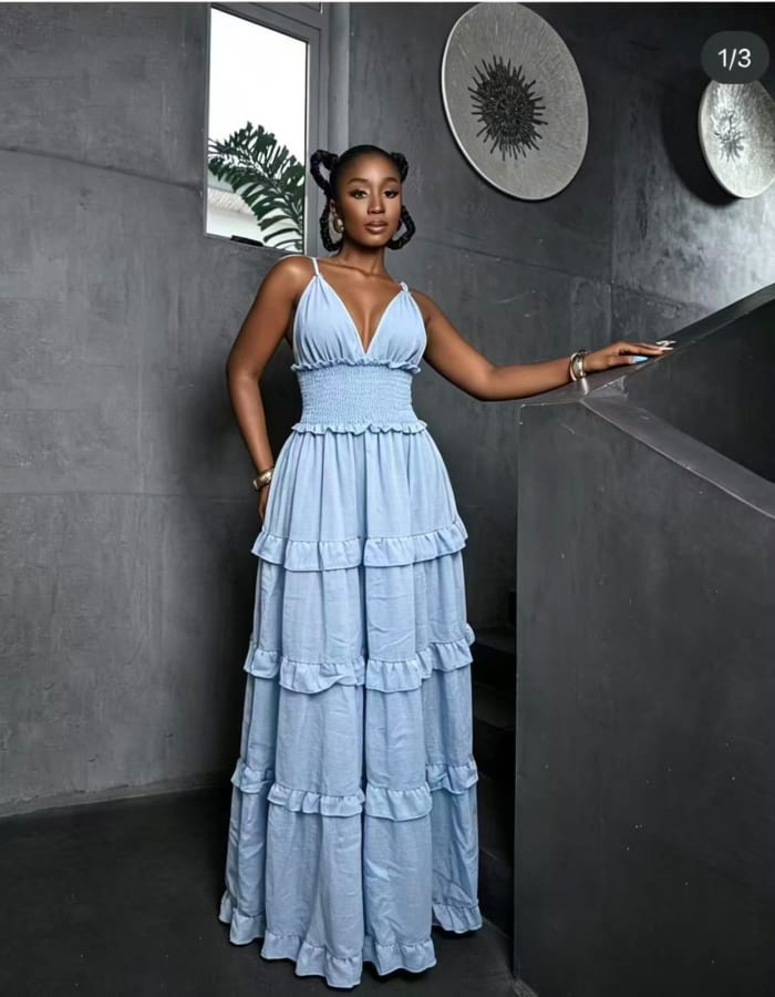 Robe Longue Bohème Femme – Élégance Fluide à Bretelles
