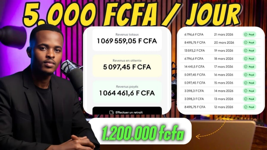 FAIRE  1000.000 FCFA AVEC VOTRE BOUTIQUE EN LIGNE