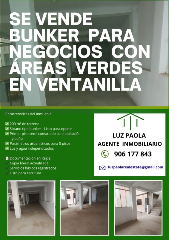 VENDO CASA Y BUNKER VENTANILLA PACHACUTEC