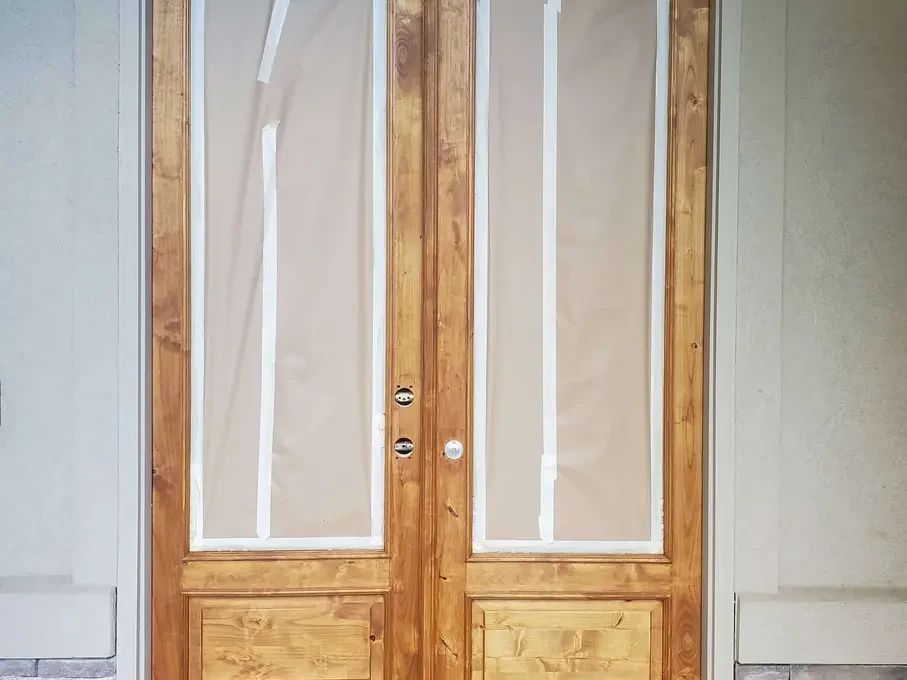 Wooden Door Refinished