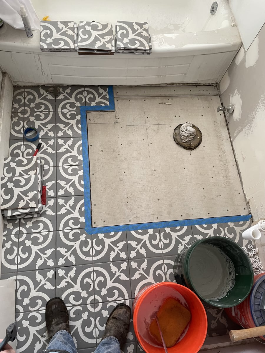 bathroom sub floor replacement