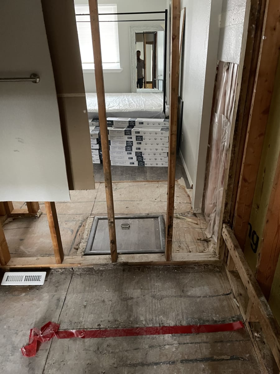 replacing sub floor covering