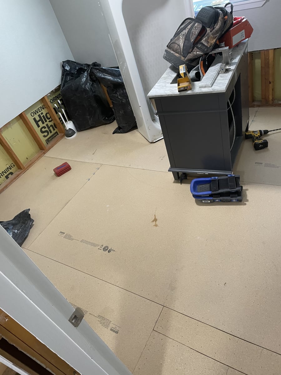 more sub floor covery replacement