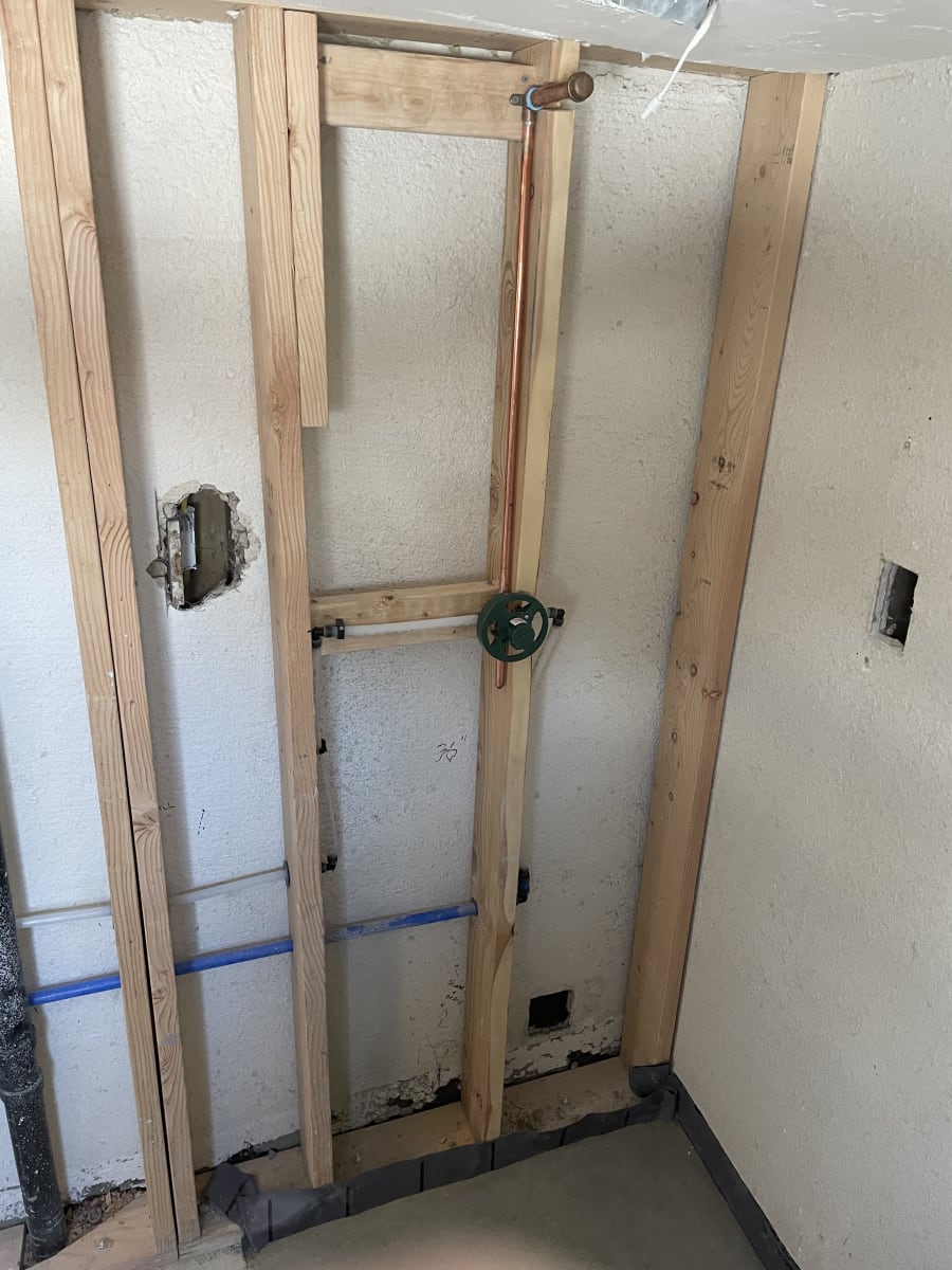 bathroom framing