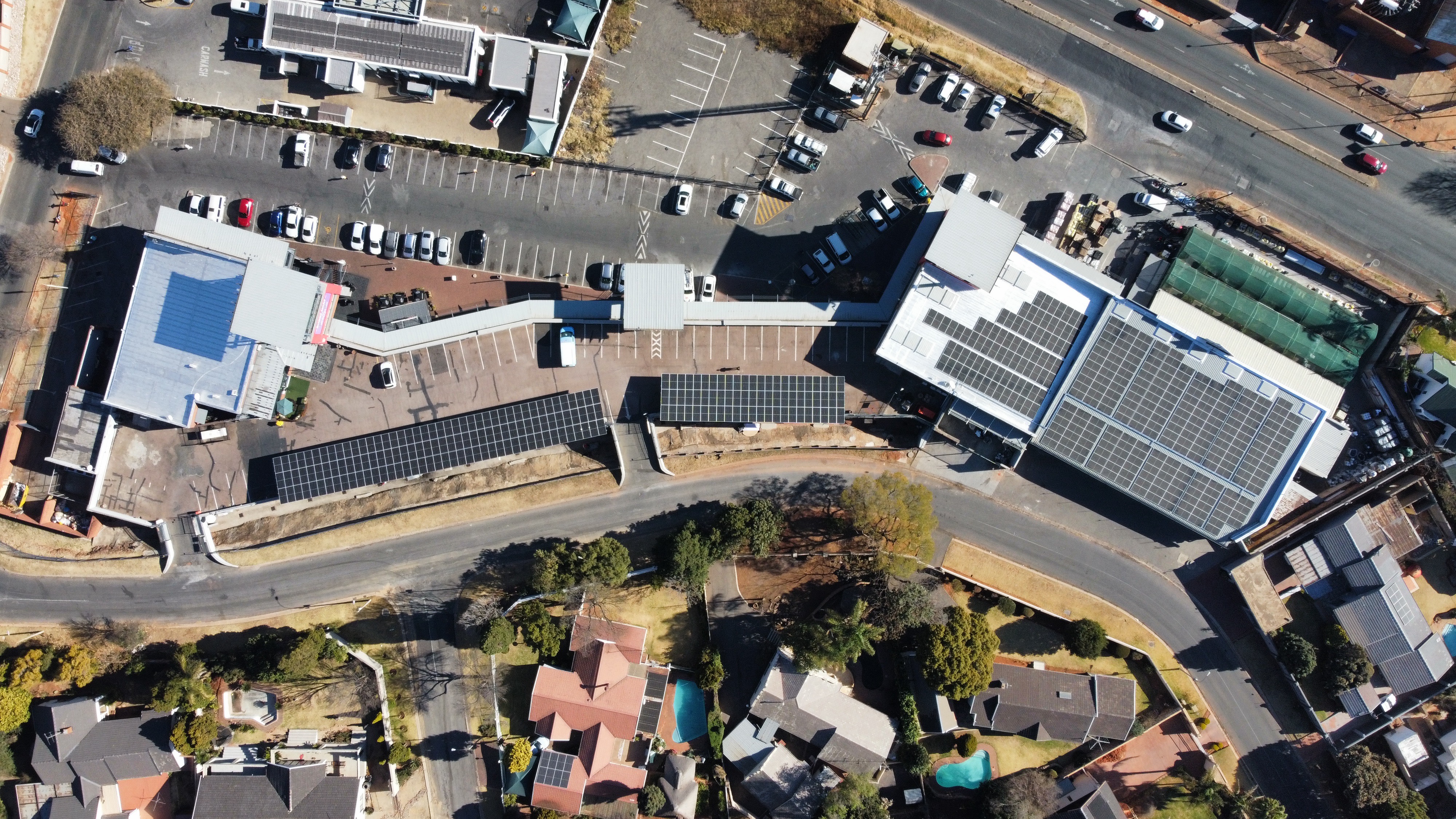 Gordon Road solar installation in Johannesburg, Gauteng