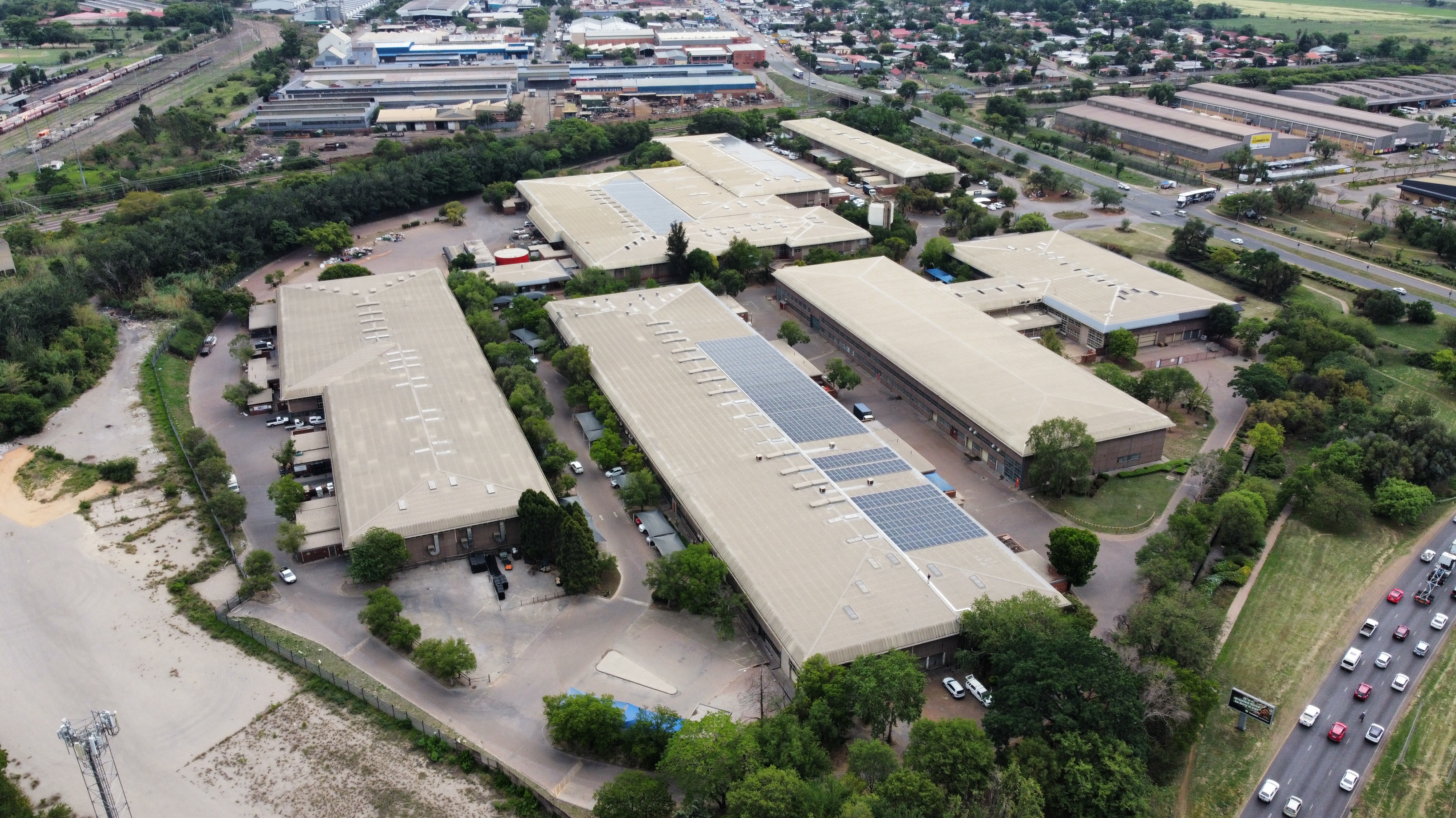 Hermanstad Industrial solar installation in Pretoria, Gauteng