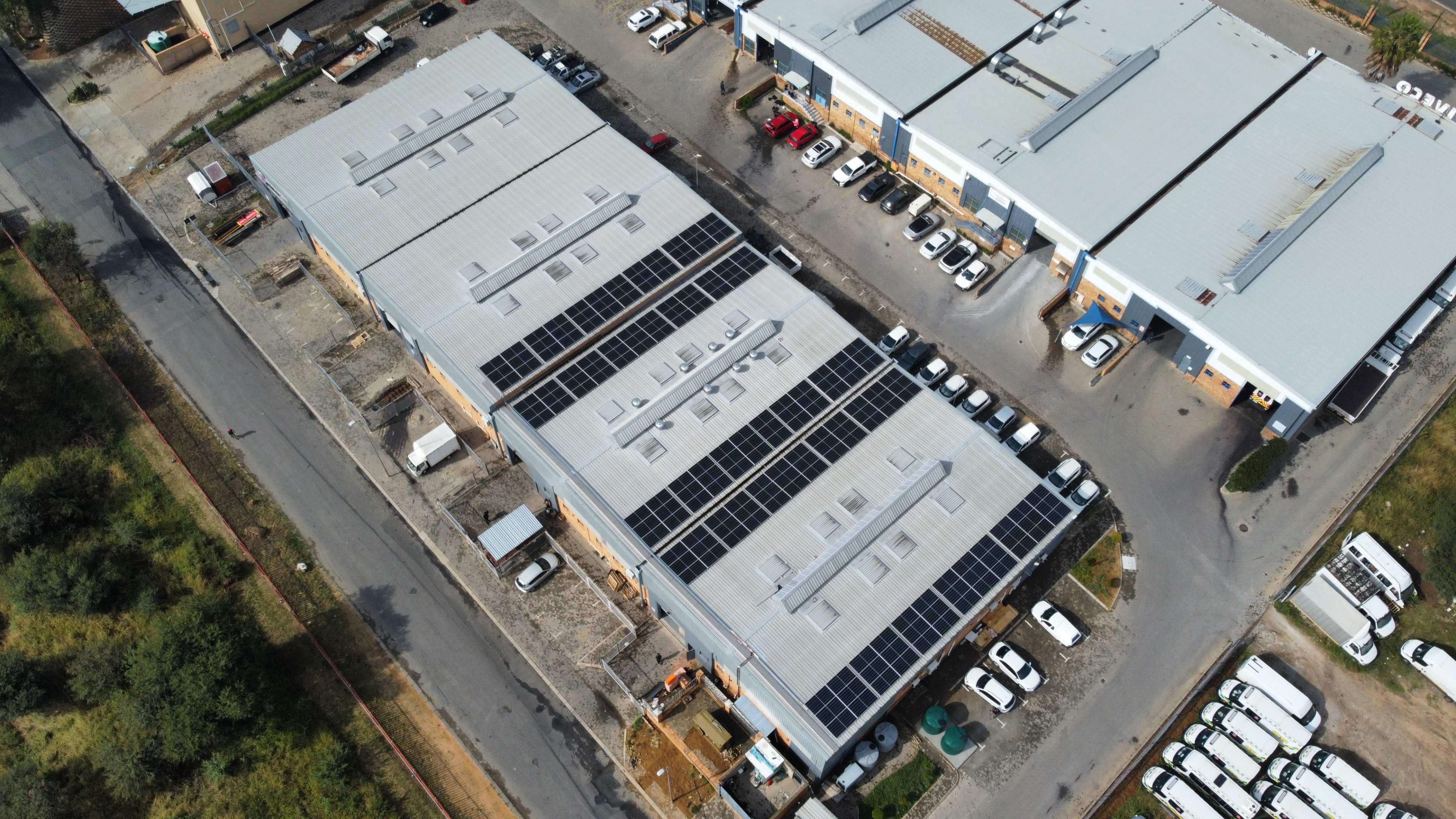 North Riding Commercial Park — 99 kWp rooftop solar installation, North Riding, Randburg