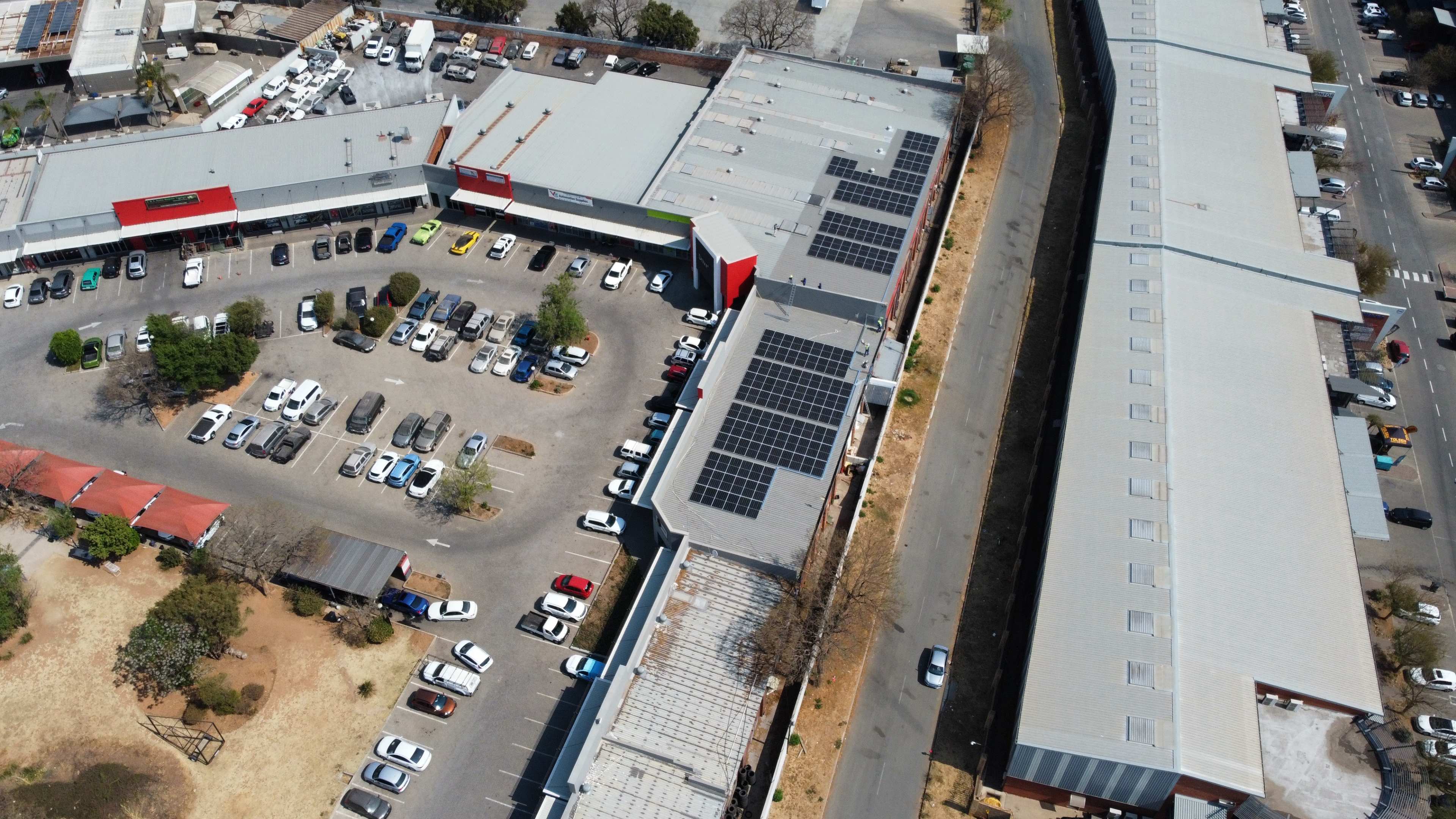 Kya Rock Centre — 102 kWp rooftop solar installation, Johannesburg