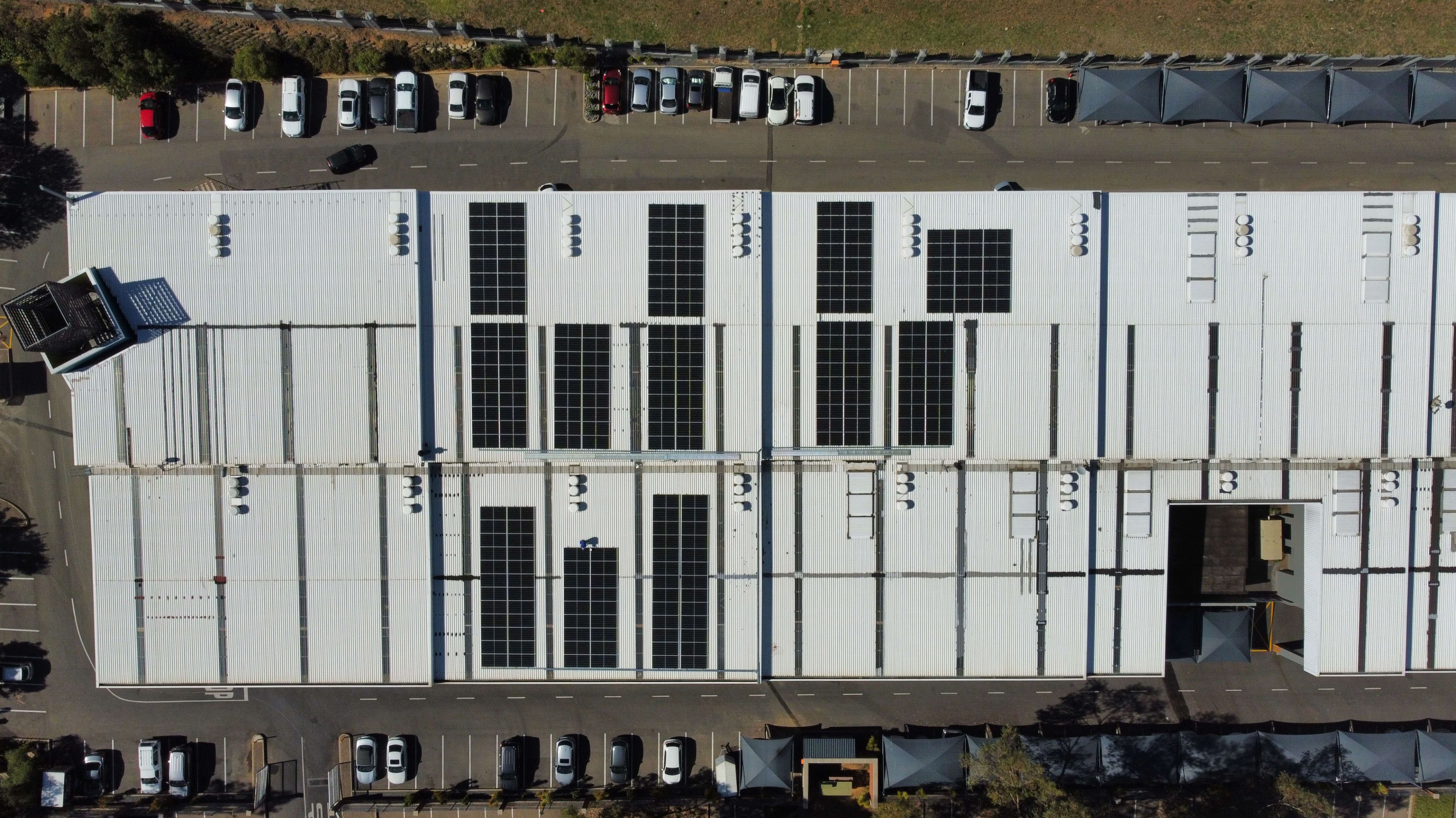 Canero Office Park solar installation in Johannesburg, Gauteng