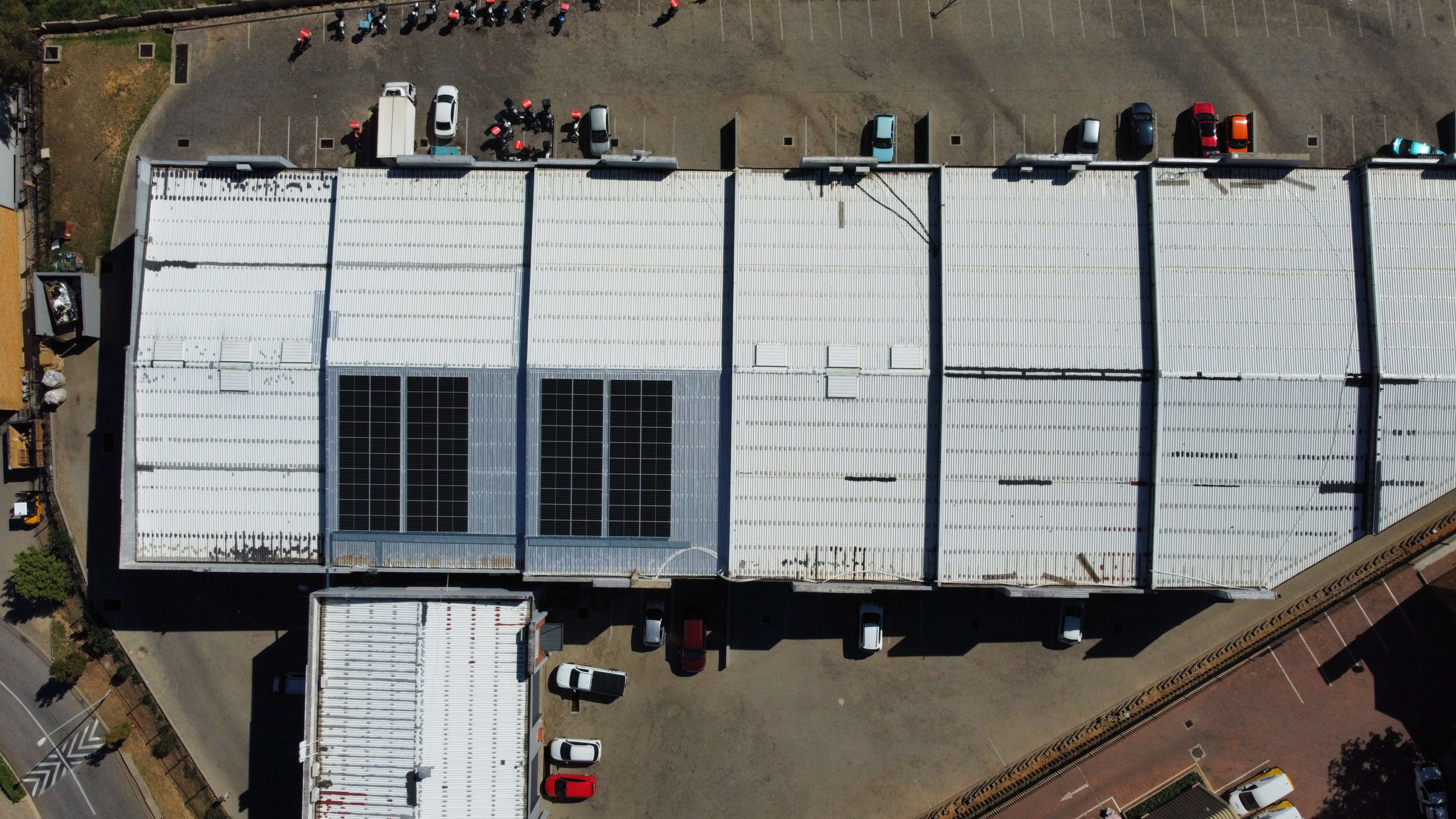 Campora Business Park solar installation in Johannesburg, Gauteng