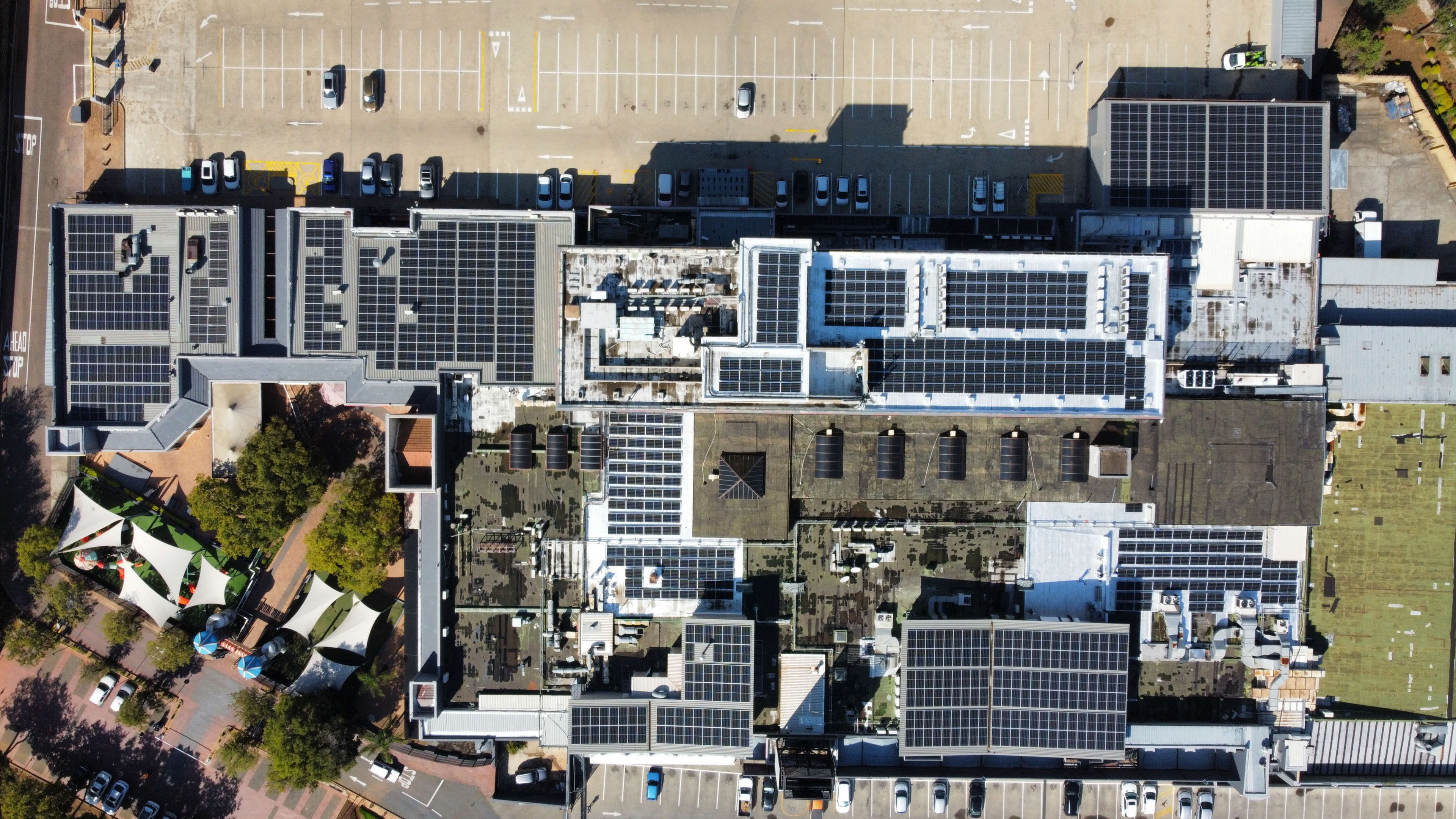 Heathway Shopping Centre solar installation in Blackheath, Johannesburg, Gauteng