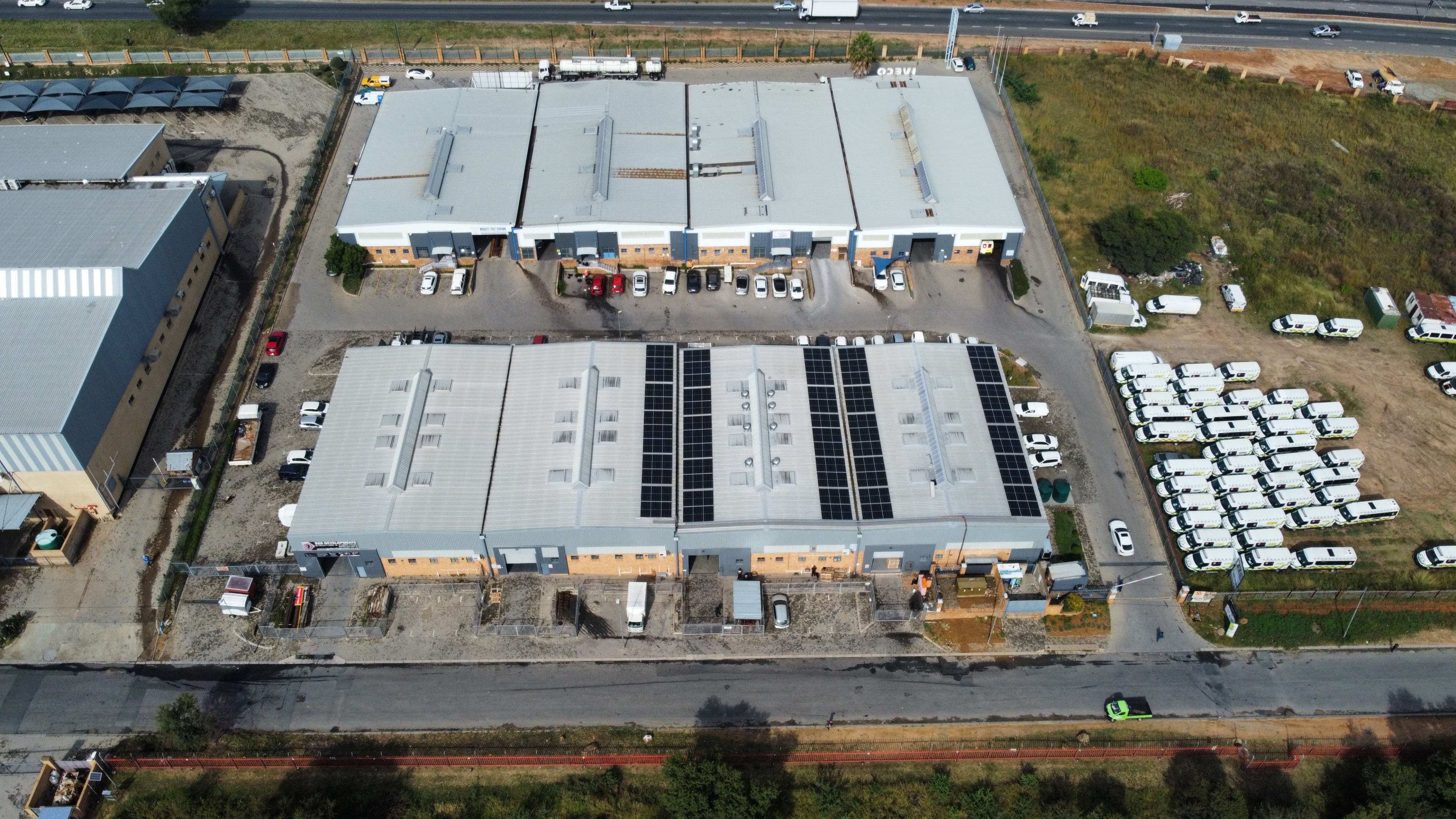 North Riding Commercial Park solar installation in North Riding, Randburg, Gauteng
