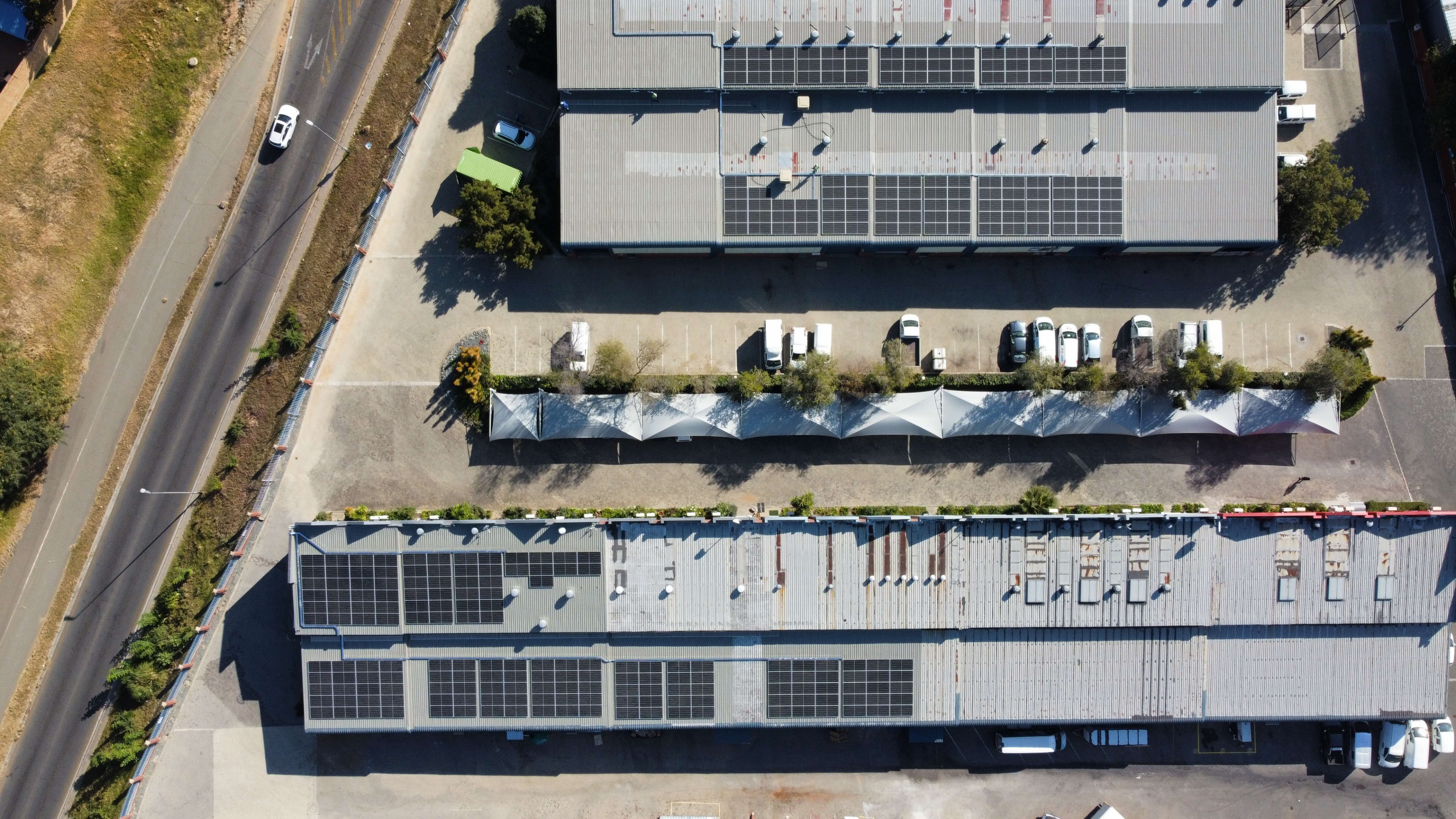 Skyway Business Park - Section 1 solar installation in Strydompark, Johannesburg, Gauteng