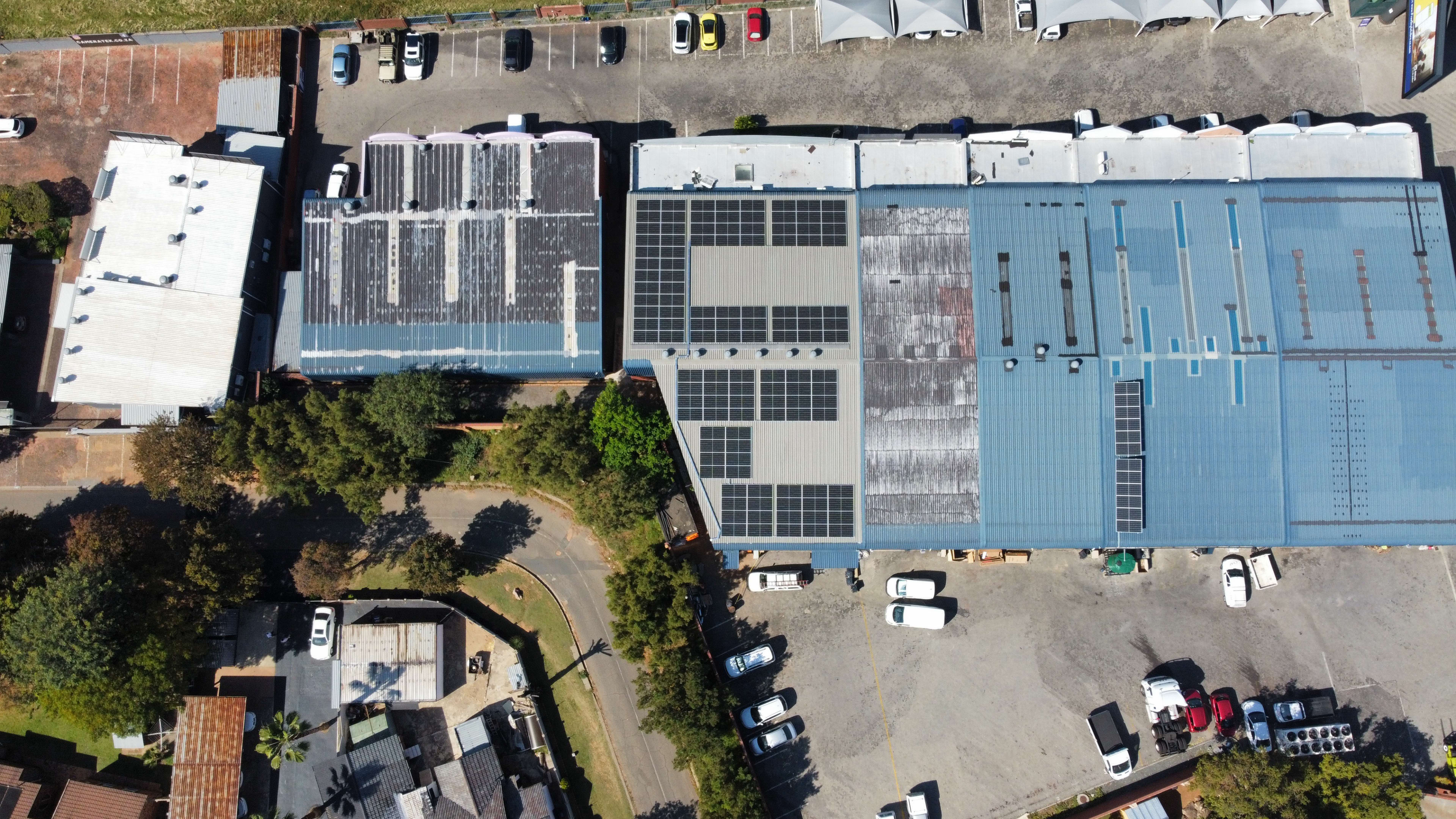 Skyway Business Park - Section 2 solar installation in Strydompark, Johannesburg, Gauteng