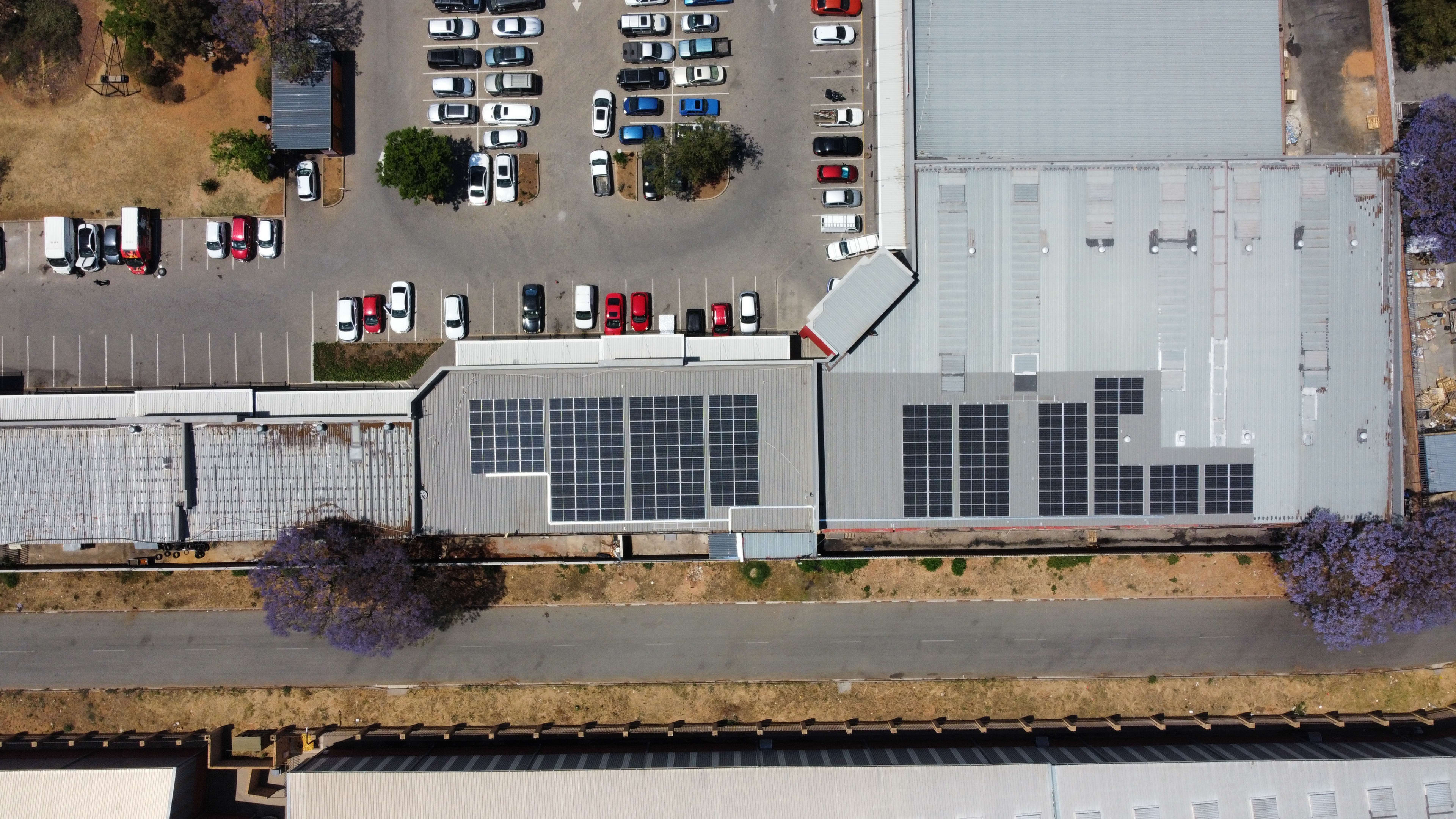 Kya Rock Centre solar installation in Johannesburg, Gauteng