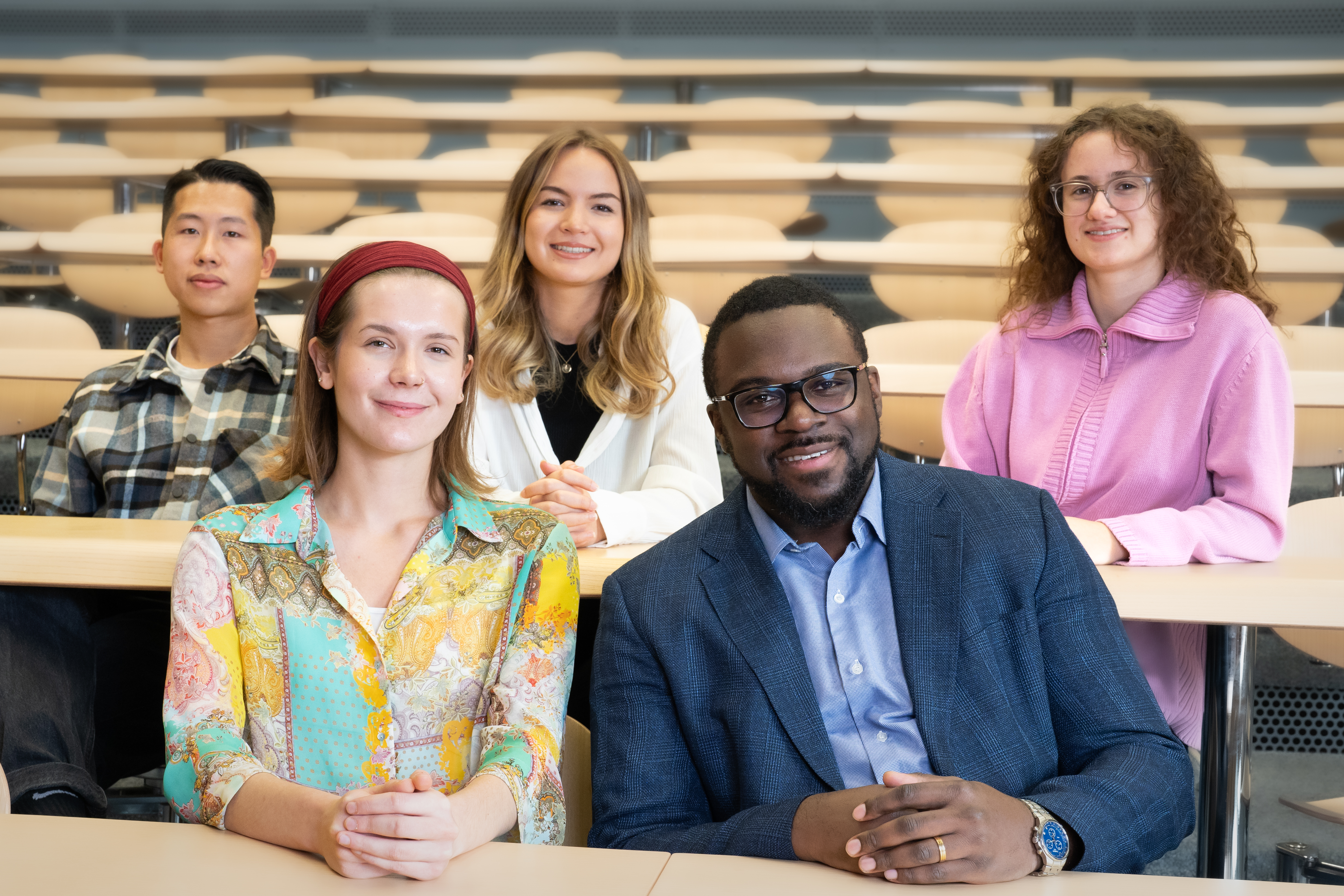 Photo des étudiant·es organisateurs du Prix suisse de l'éthique - édition 2024