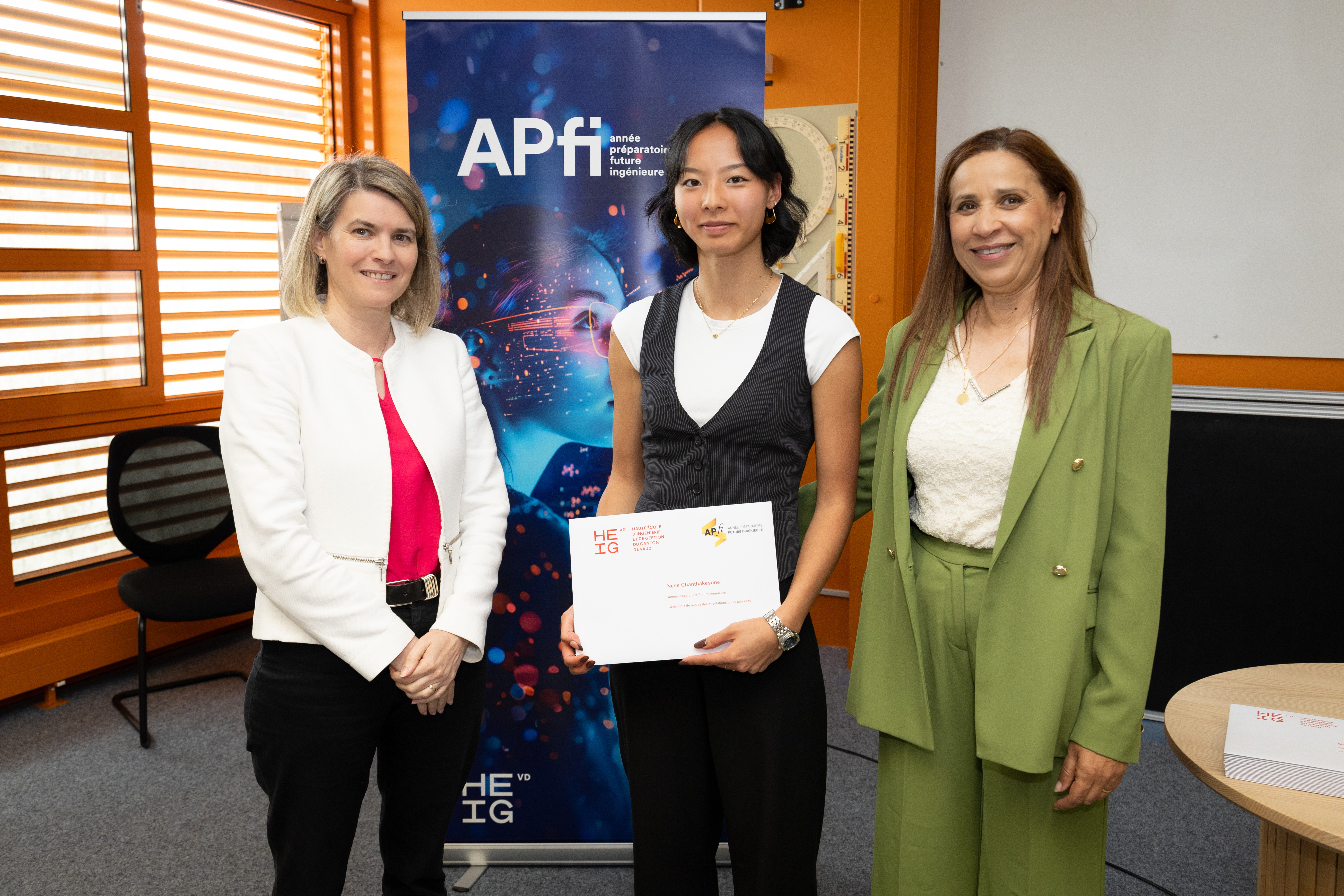 image 1 de la cérémonie de remise des diplômes de l'APFI 2023-2024