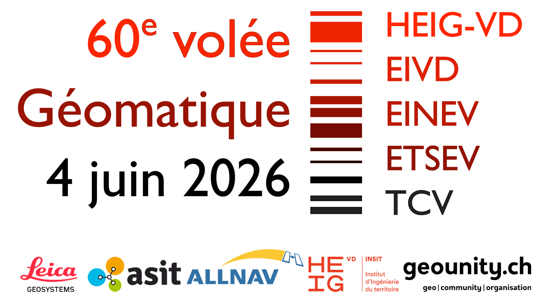 60e volée de la géomatique
