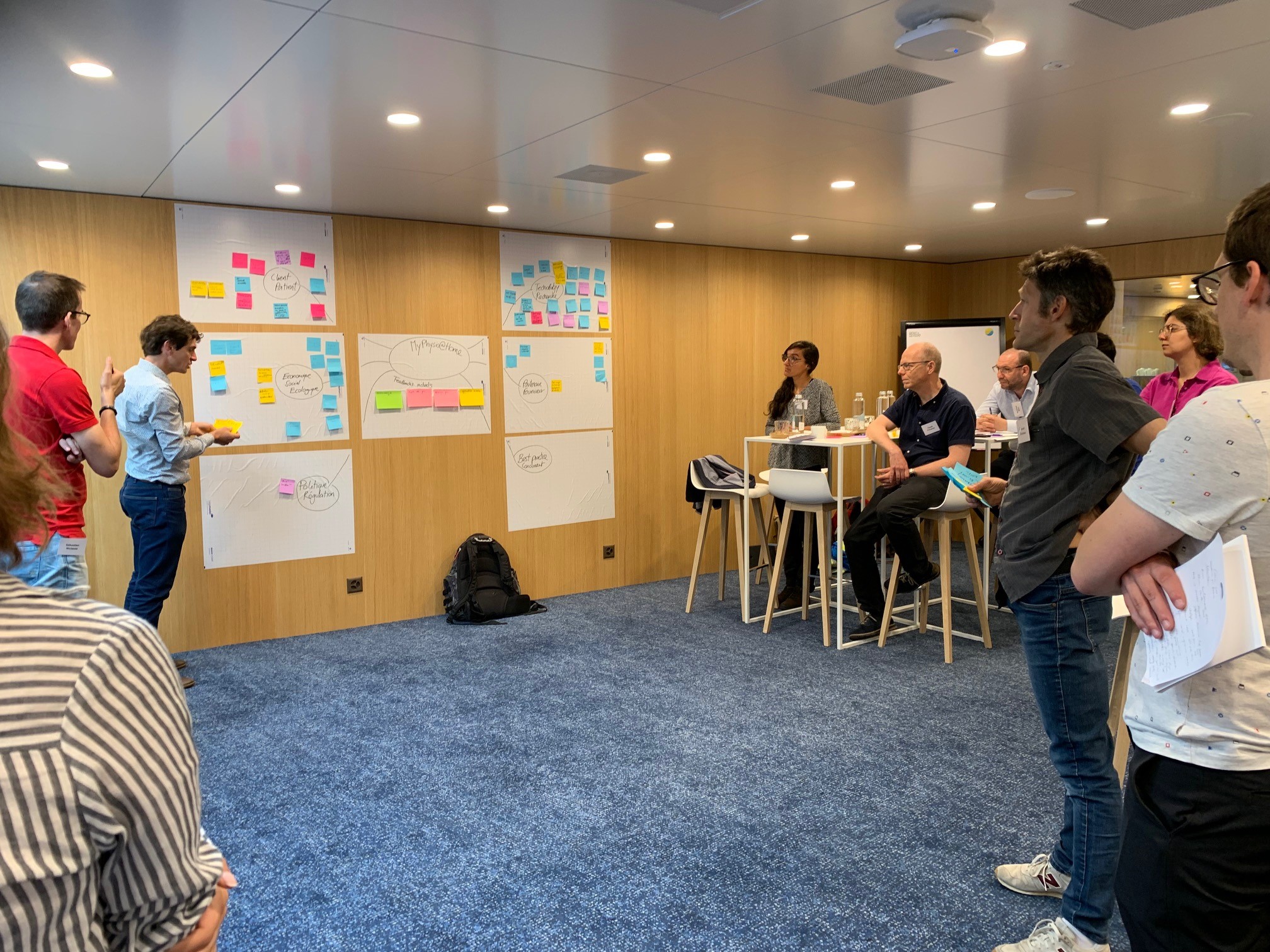 Première session d’idéation du NTN Innovation Booster MyPhiysio@Home