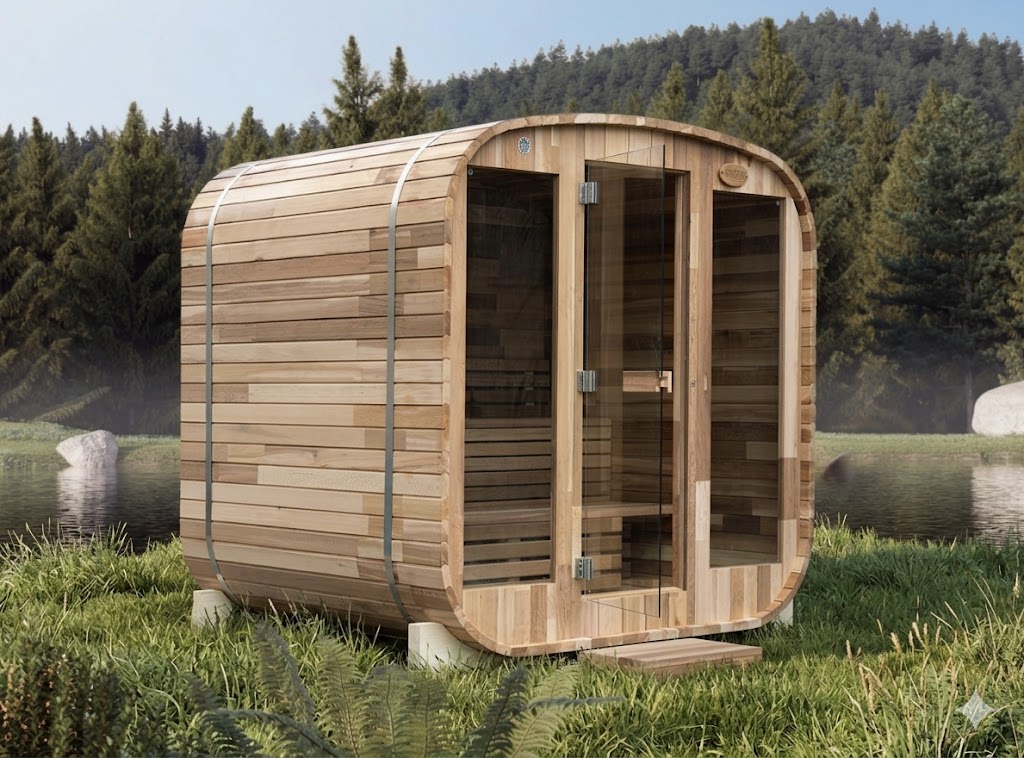 Outdoor Hemlock Cabin detail