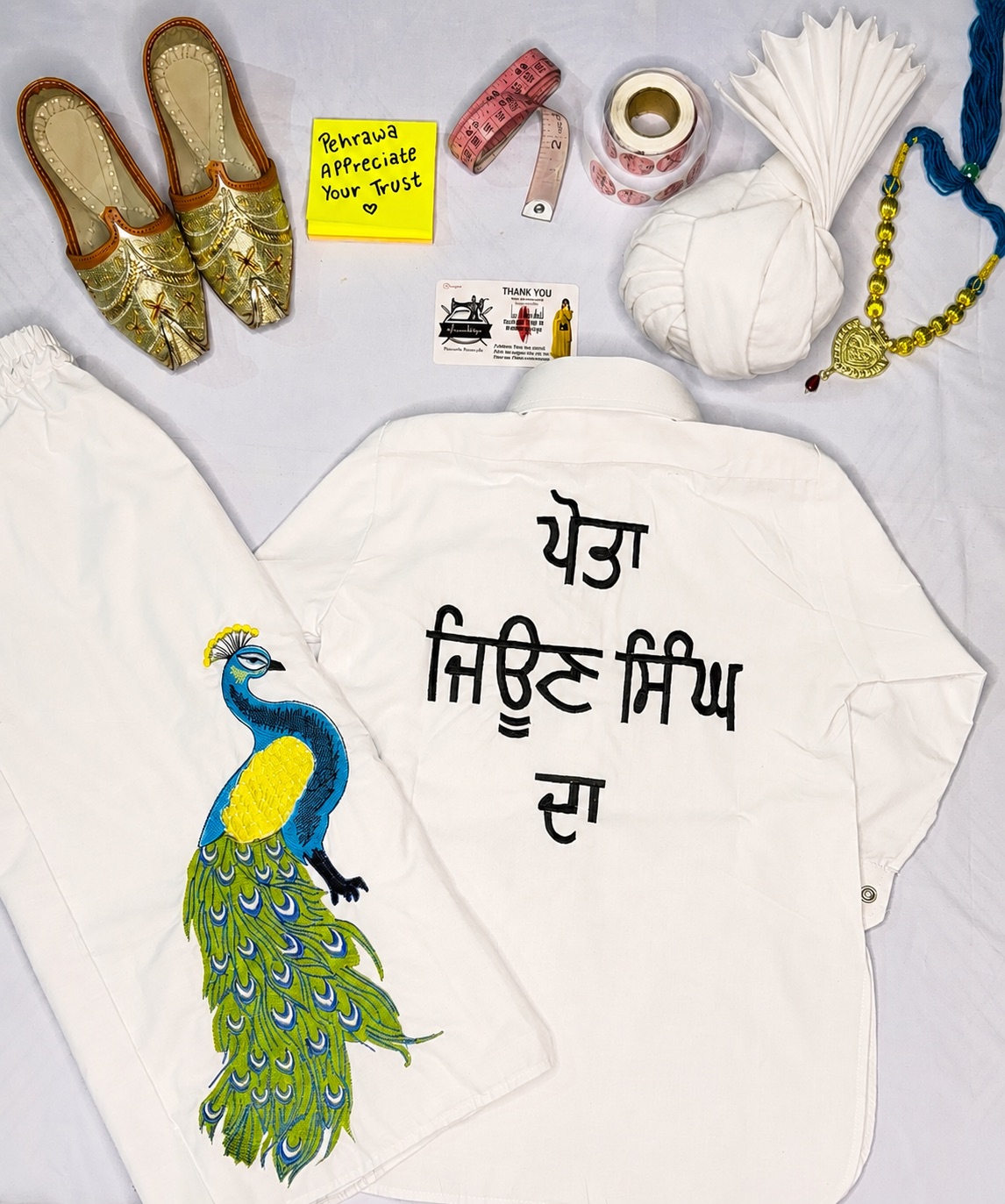 Custom-Text Complete Pehrawa Bundle — photo 1