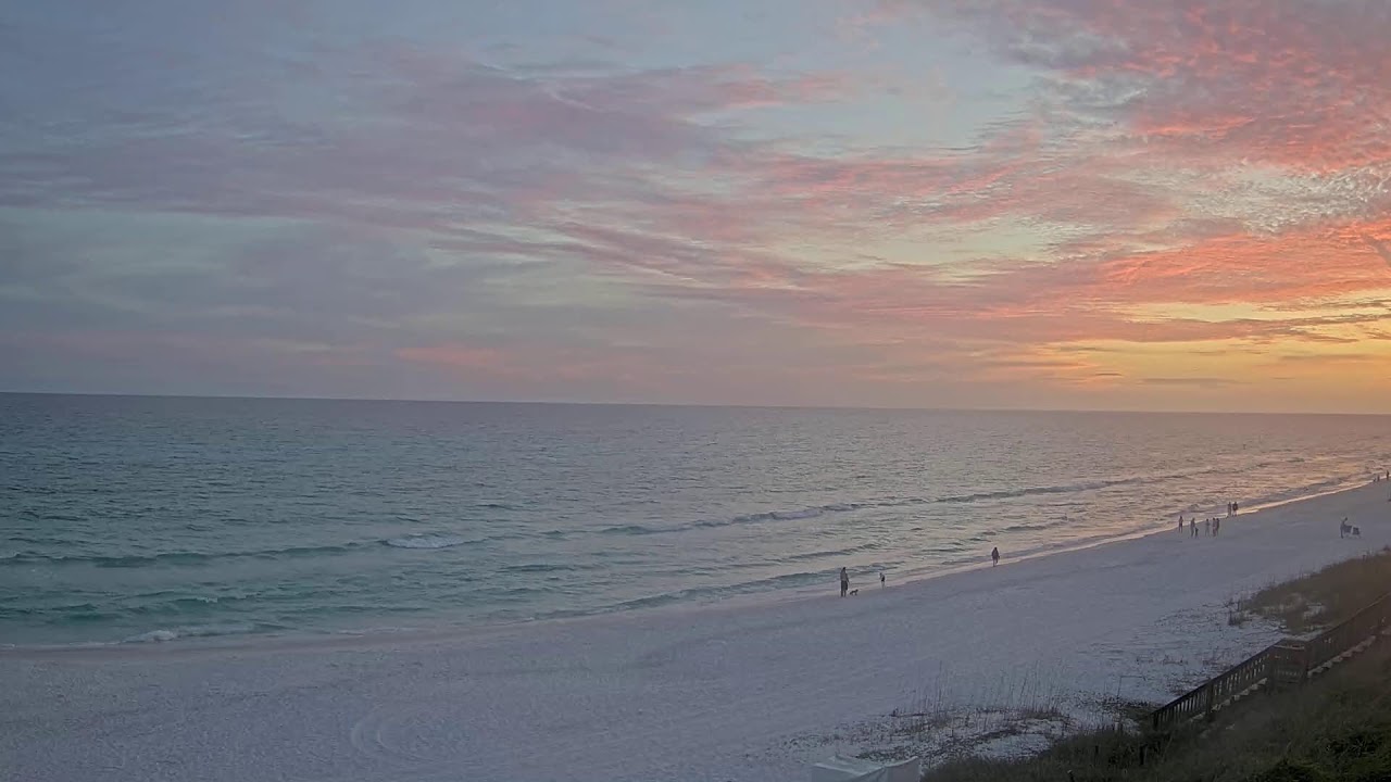 Live sunset camera in Dune Allen Beach, Florida, USA