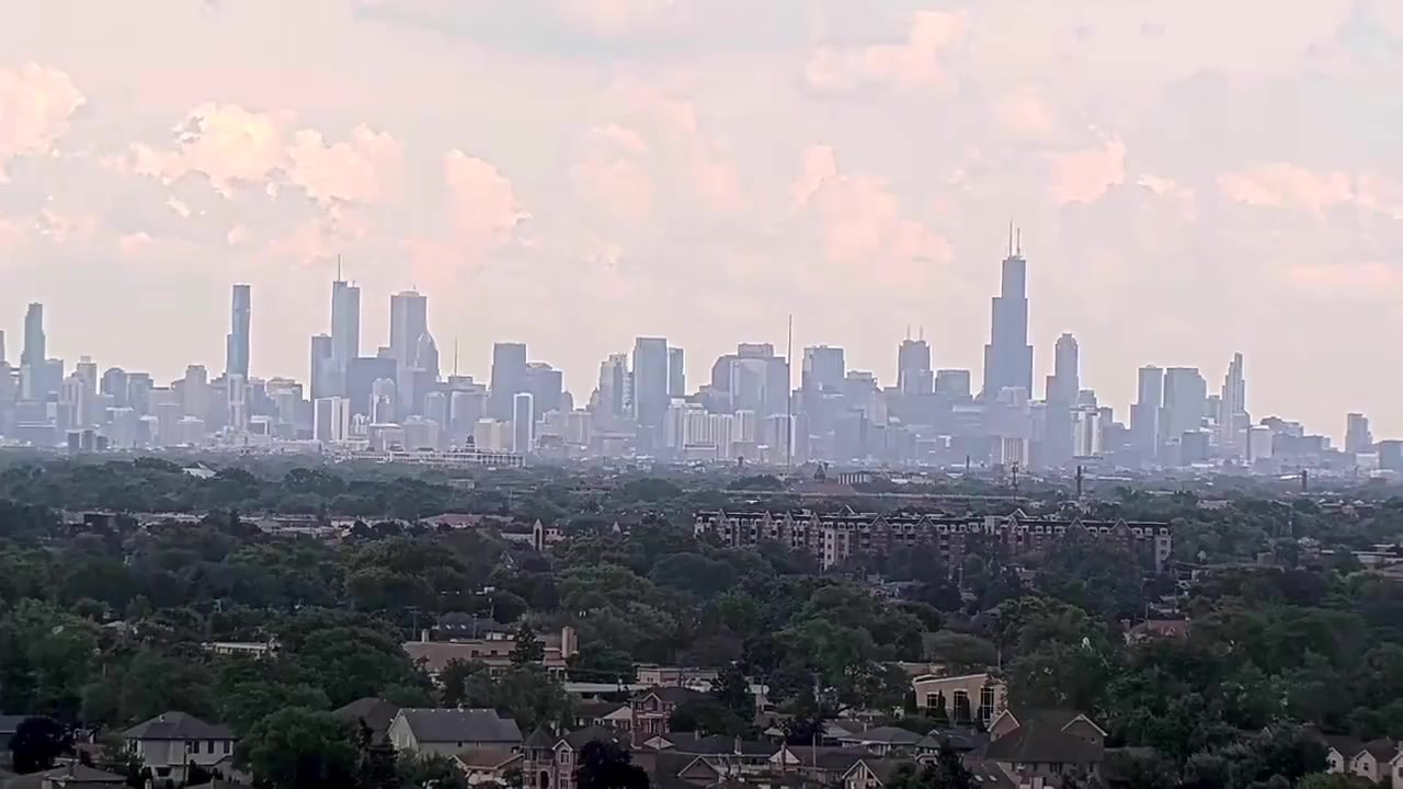Live sunset camera in Chicago, Illinois, USA