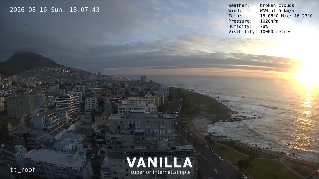 Sunset check Aug 16, 16:08
