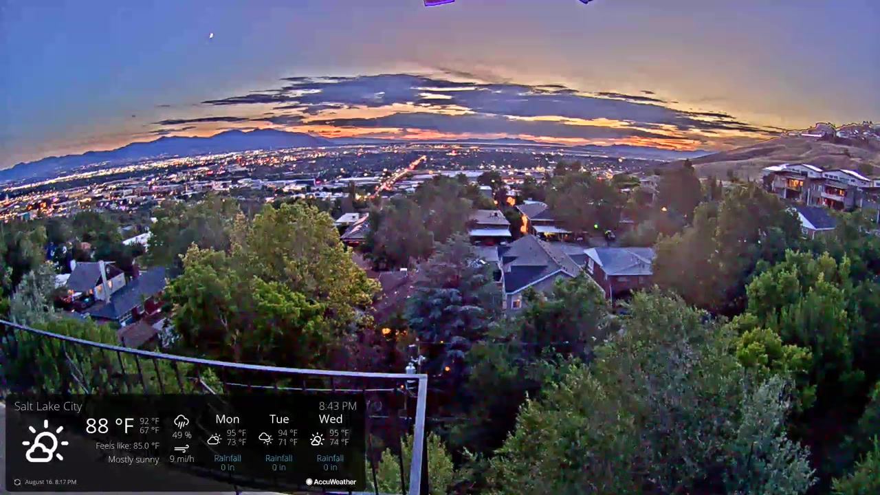 Sunset check Aug 18, 01:41