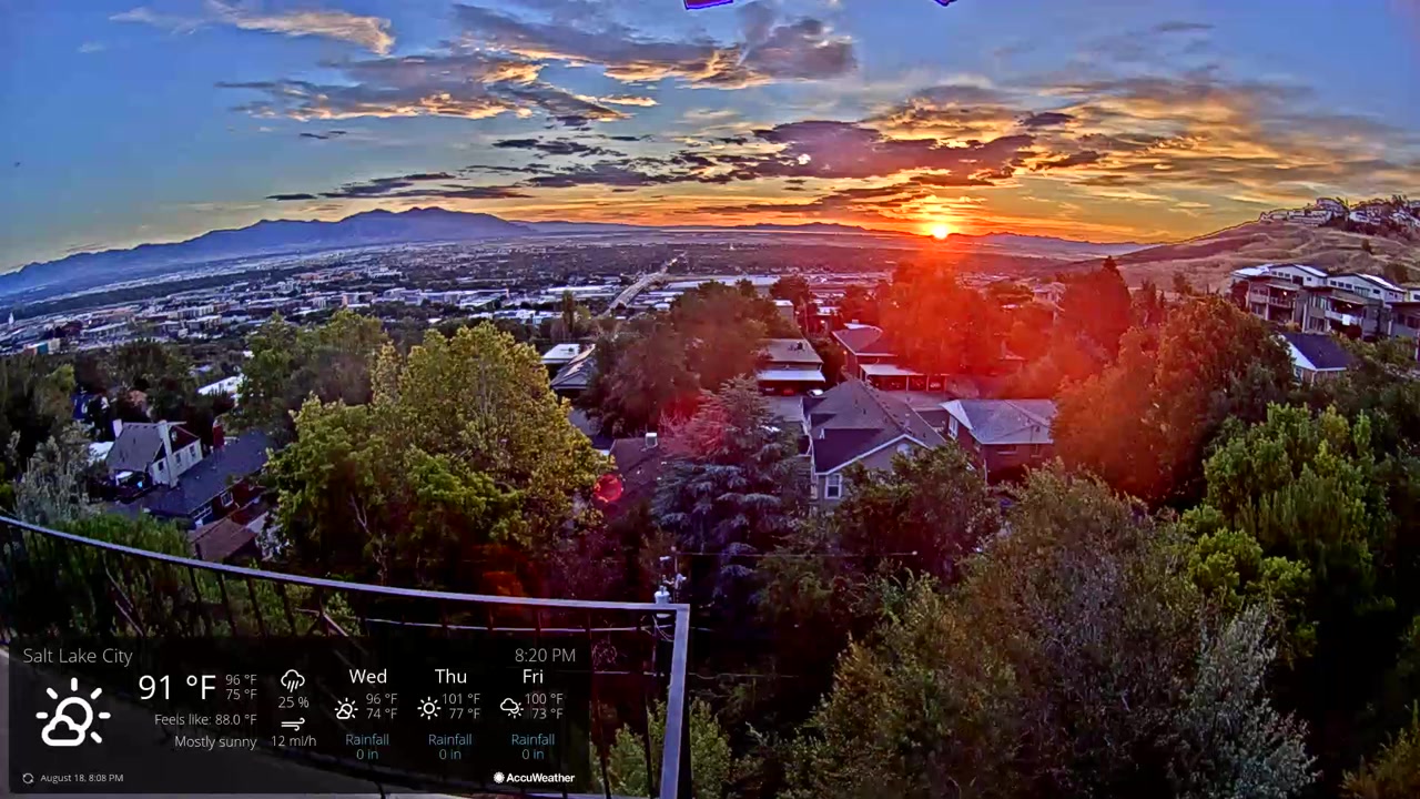 Sunset check Aug 19, 02:21