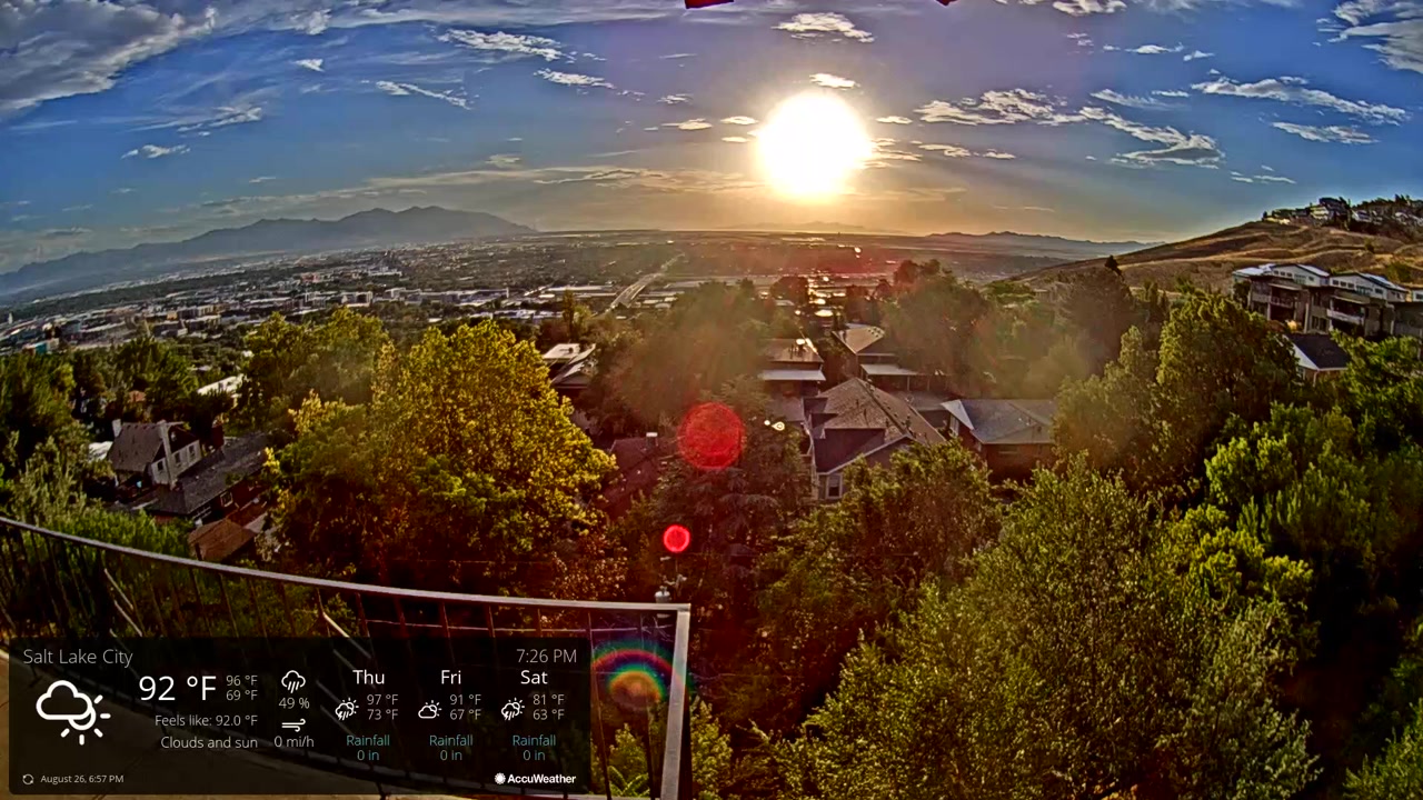 Sunset check Aug 27, 01:27