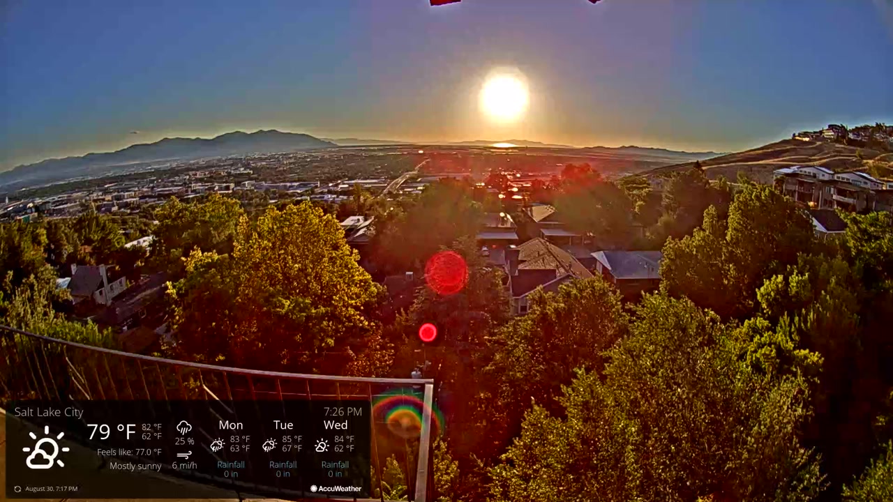 Sunset check Aug 31, 01:28