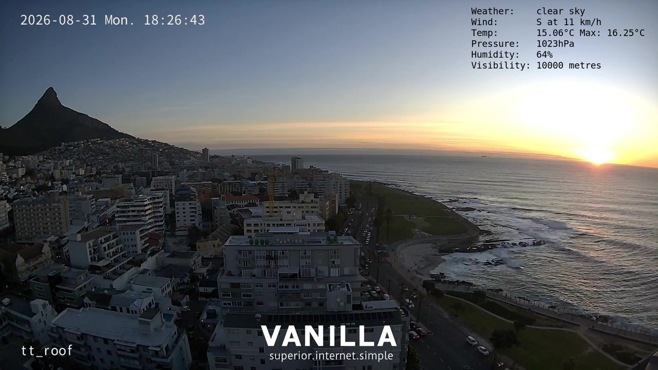 Sunset check Aug 31, 16:27