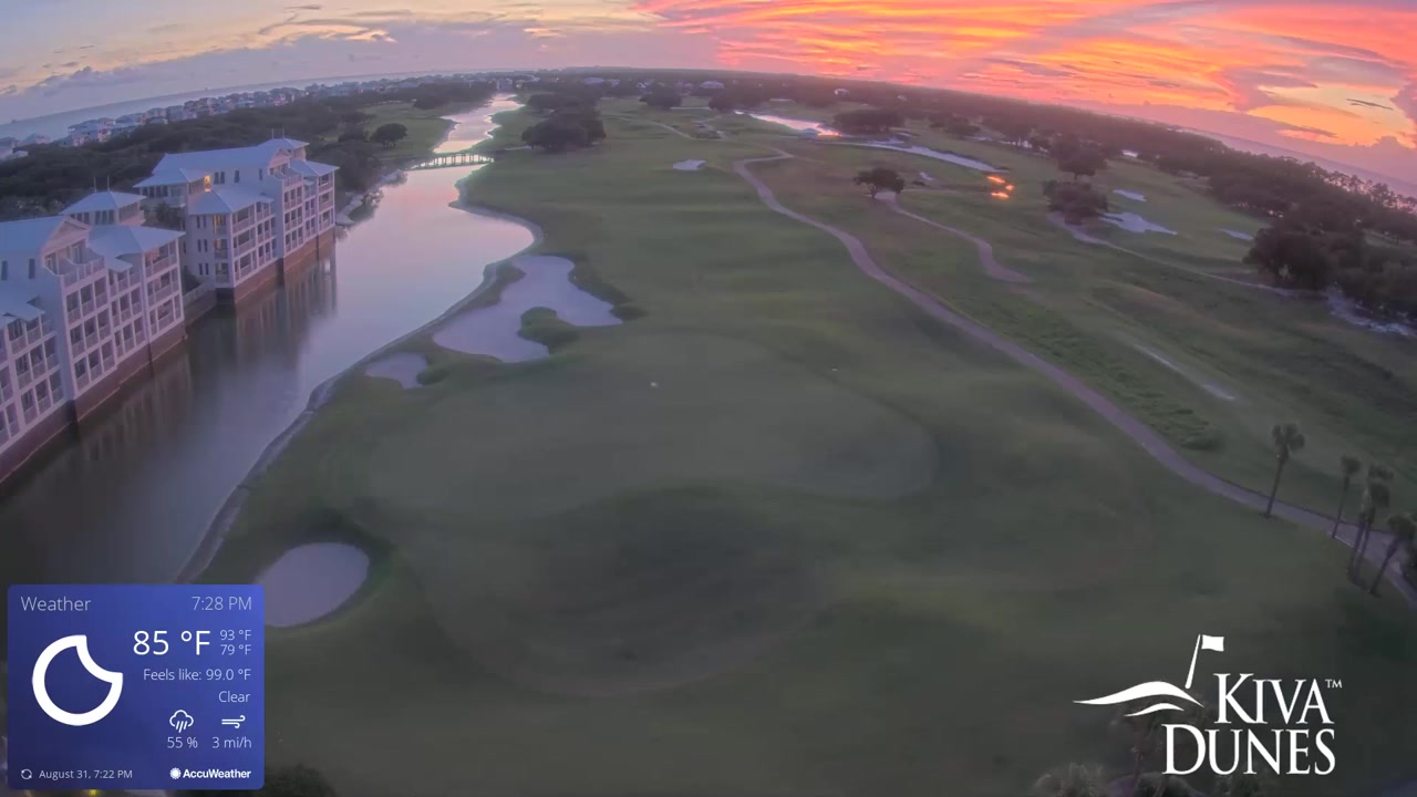 Live sunset camera in Fort Morgan, AL, USA