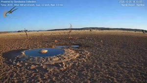 Live sunset camera in Namib desert, South Africa