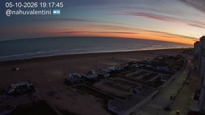 Live sunset camera in Necochea, Argentina