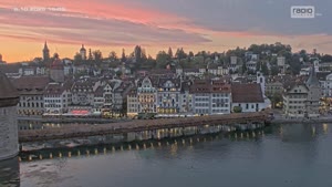 Live sunset camera in Lucerne, Switzerland