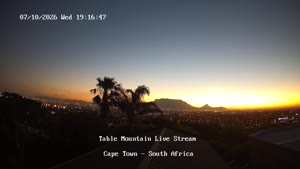 Sunset in Cape Town, South Africa