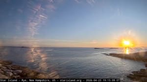 Live sunset camera in Star Island, New Hampshire, USA