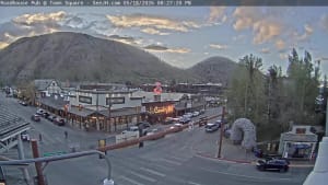 Live sunset camera in Jackson Hole, Wyoming, USA