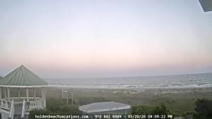 Live sunset camera in Holden Beach, North Carolina, USA