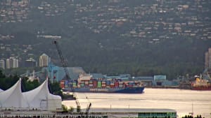 Live sunset camera in Vancouver, Canada