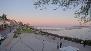 Live sunset camera in White Rock, Canada