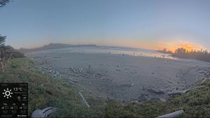 Live sunset camera in Tofino, BC, Canada