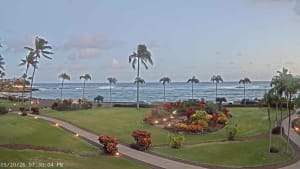 Live sunset camera in Koloa, HI, USA