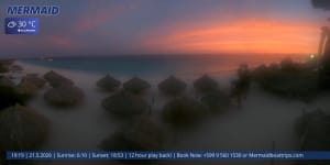 Live sunset camera in Curaçao, Netherlands