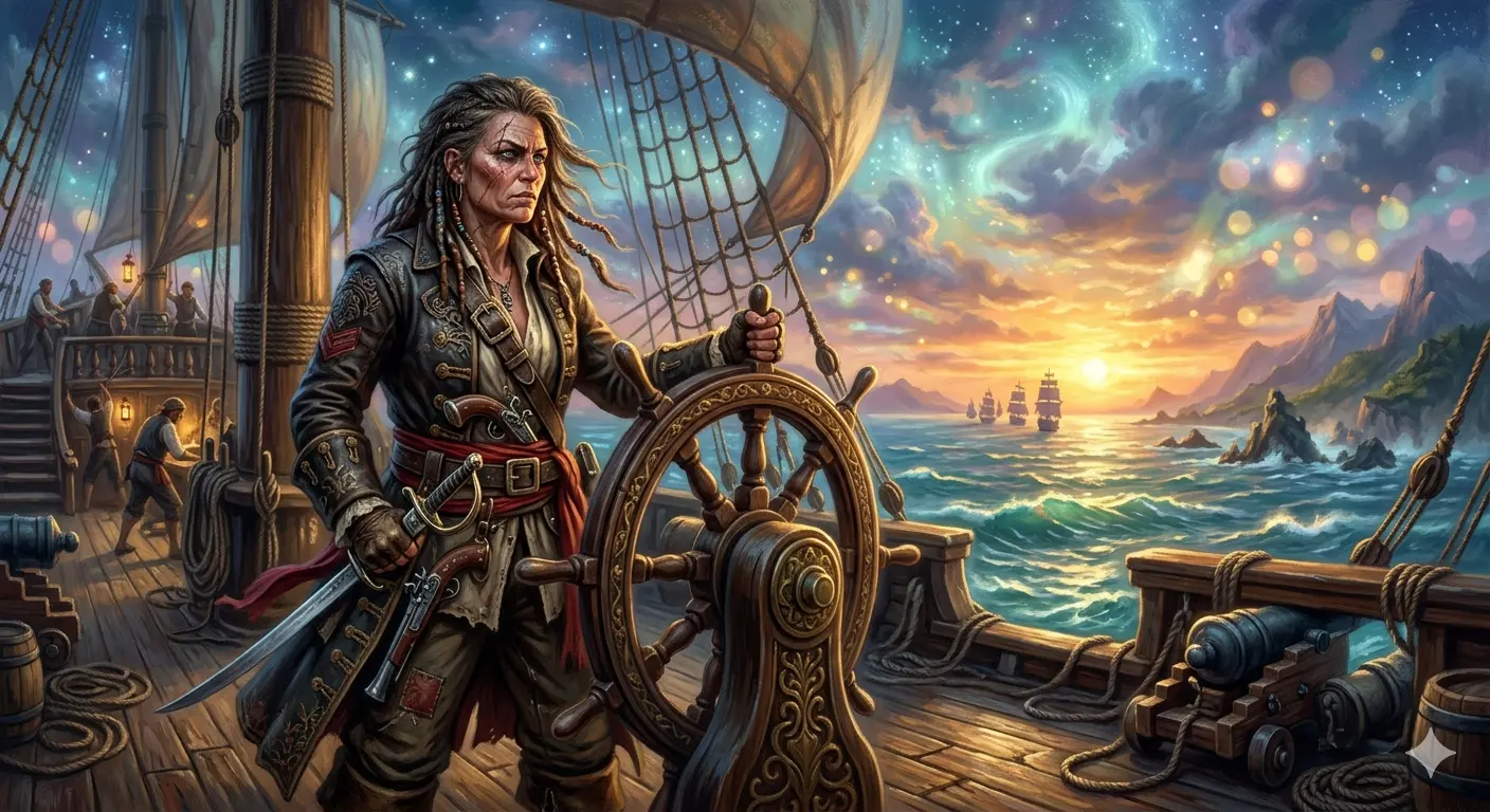 Queen of the Silent Tides — Pirate Captain
